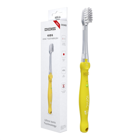 Cepillo ionizante de dientes para niños IONICKISS Kids Yellow