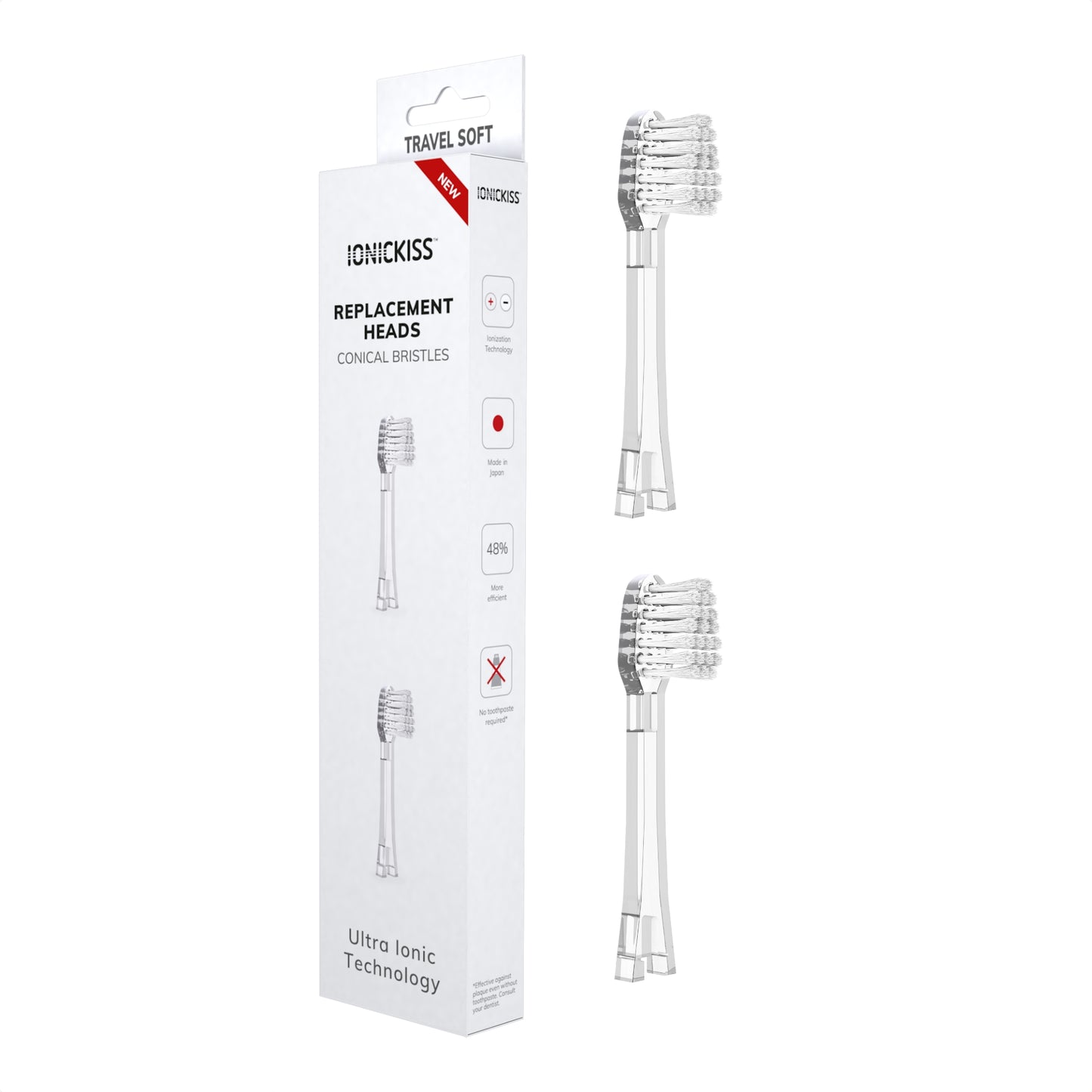 Cabezales de recambio IONICKISS Heads Travel