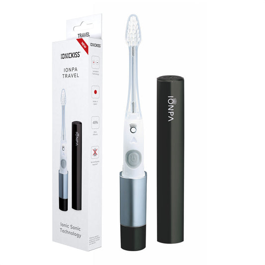 Cepillo ionizante de dientes eléctrico sónico IONICKISS IONPA Travel Black