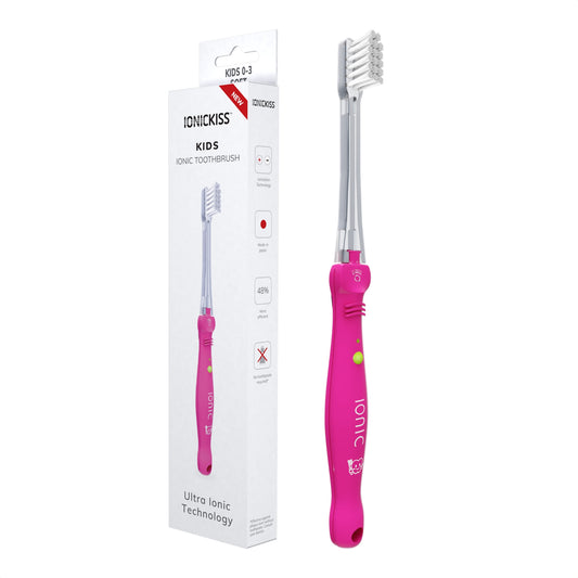 Cepillo ionizante de dientes para niños IONICKISS Kids Pink